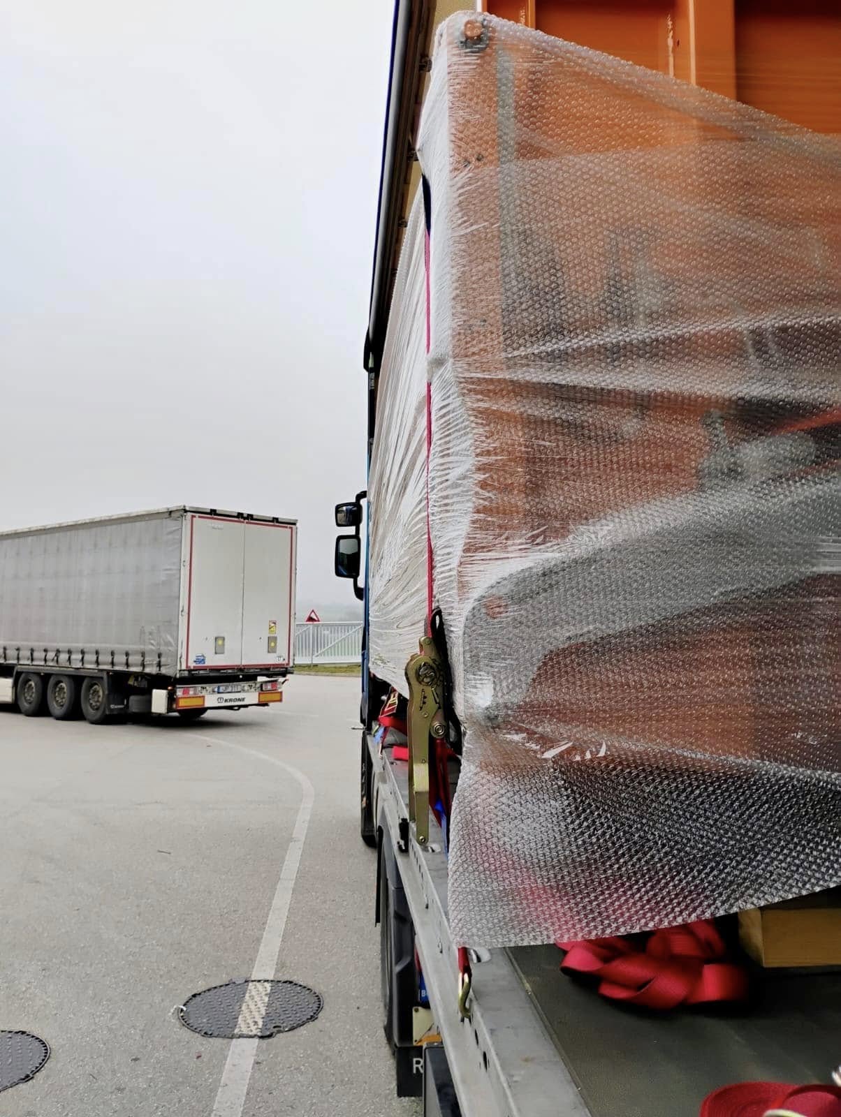 Marani Trans, locked and loaded, road transport